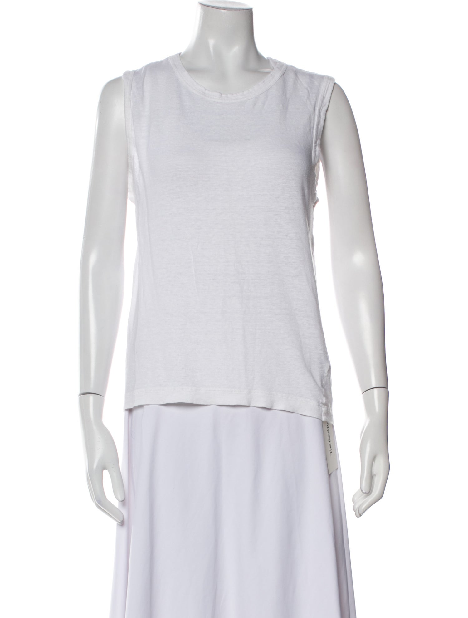Étoile Isabel Marant Linen Scoop Neck Top